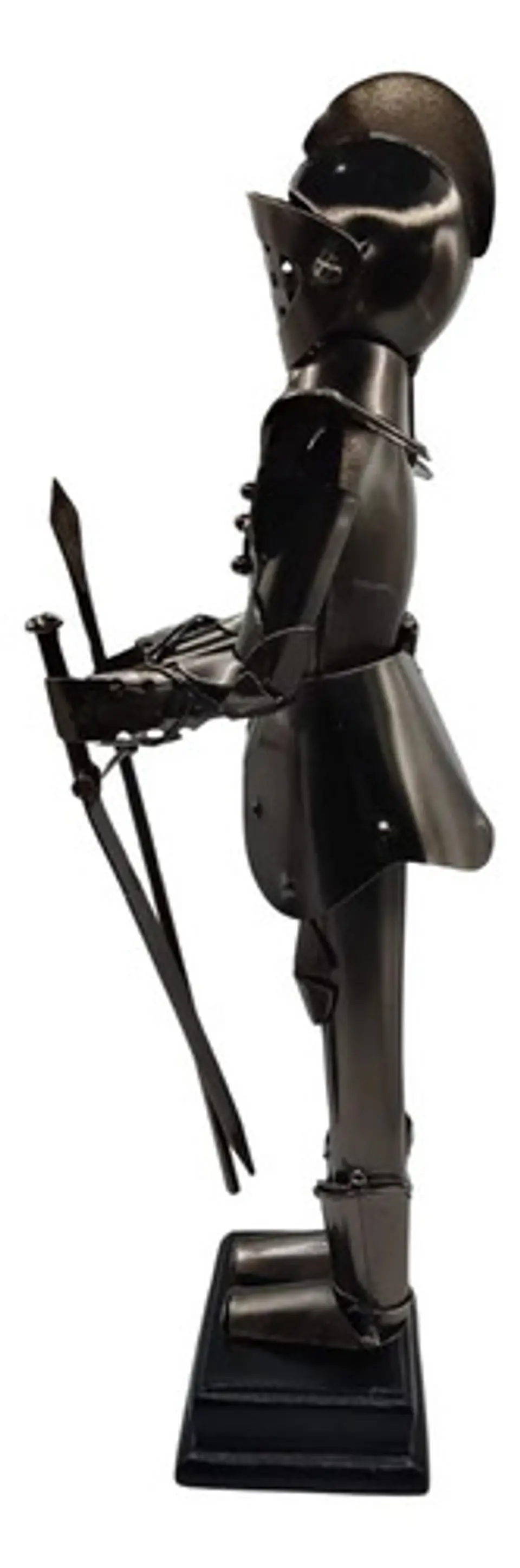 Figura Decorativa Caballero Medieval Hecha De Metal 3