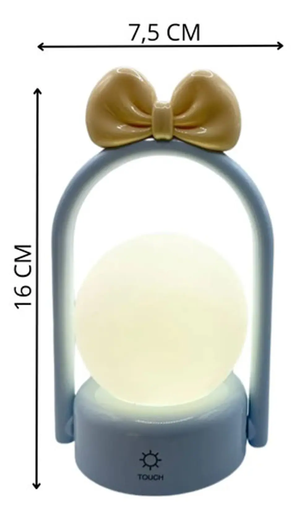 Lámpara Moño Decorativa Led 3 Tonos Diseño Cute Moderno 6