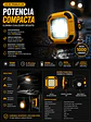 Reflector Led Recargable Ultra Potente 1000lm Portátil - Miniatura 2