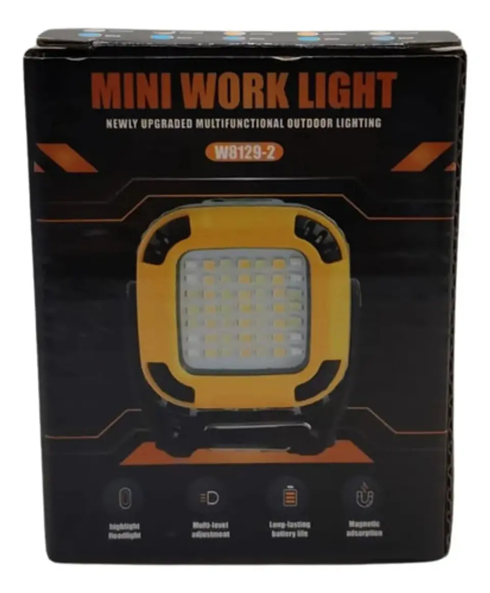 Reflector Led Recargable Ultra Potente 1000lm Portátil 4