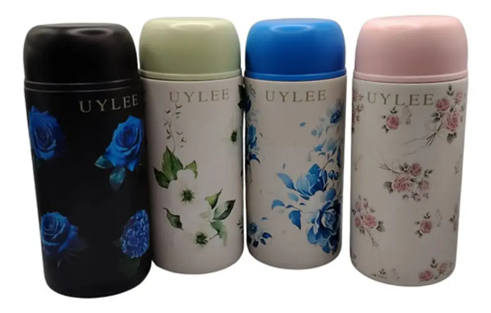 Termo Premium Floral Uylee 280 Ml Varios Colores 1