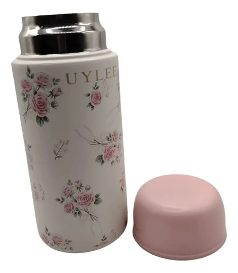 Termo Premium Floral Uylee 280 Ml Varios Colores 4