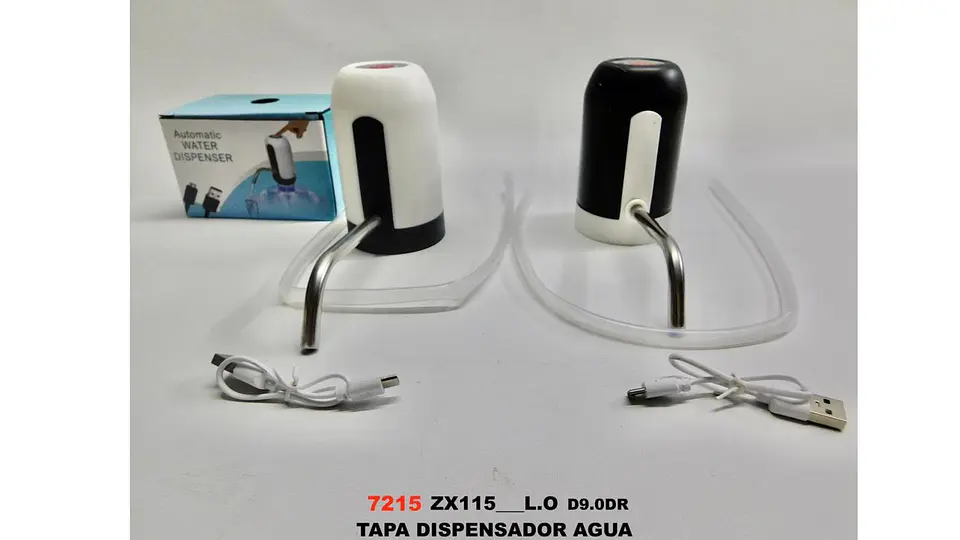 Dispensador Automático de Agua Recargable USB Portátil 8