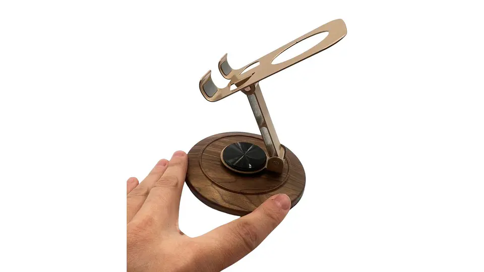 soporte premium giratorio 360° para celular metal 4