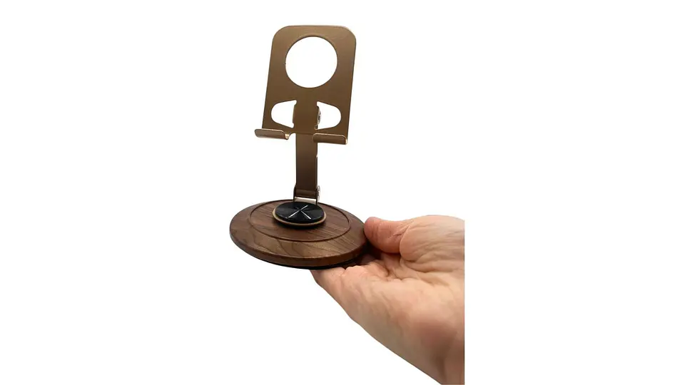 soporte premium giratorio 360° para celular metal 5