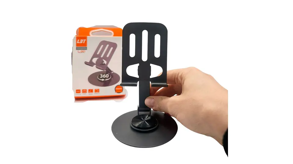 soporte metálico giratorio 360 para celular 5