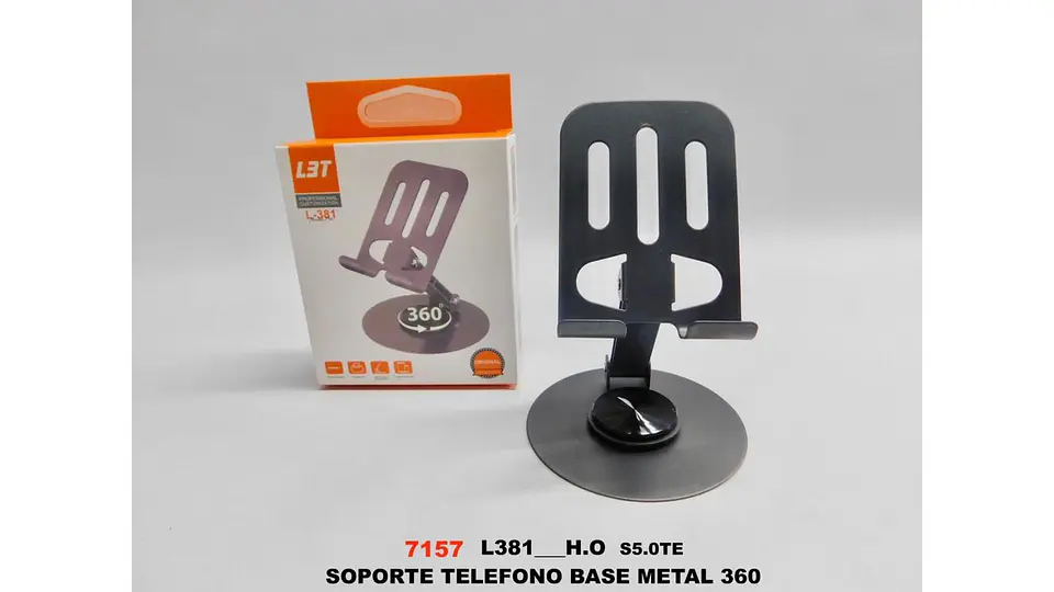 soporte metálico giratorio 360 para celular 6
