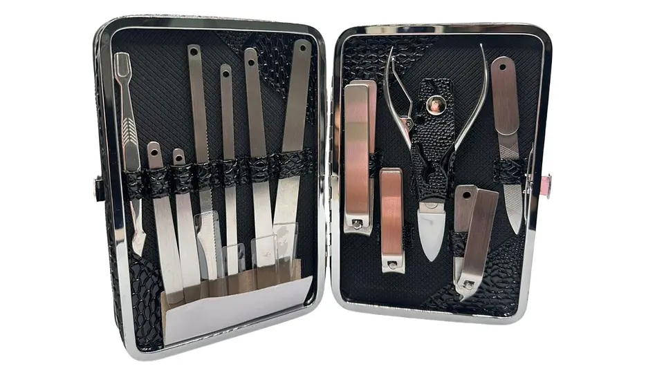 kit de manicure premium acero inoxidable 13 piezas 1