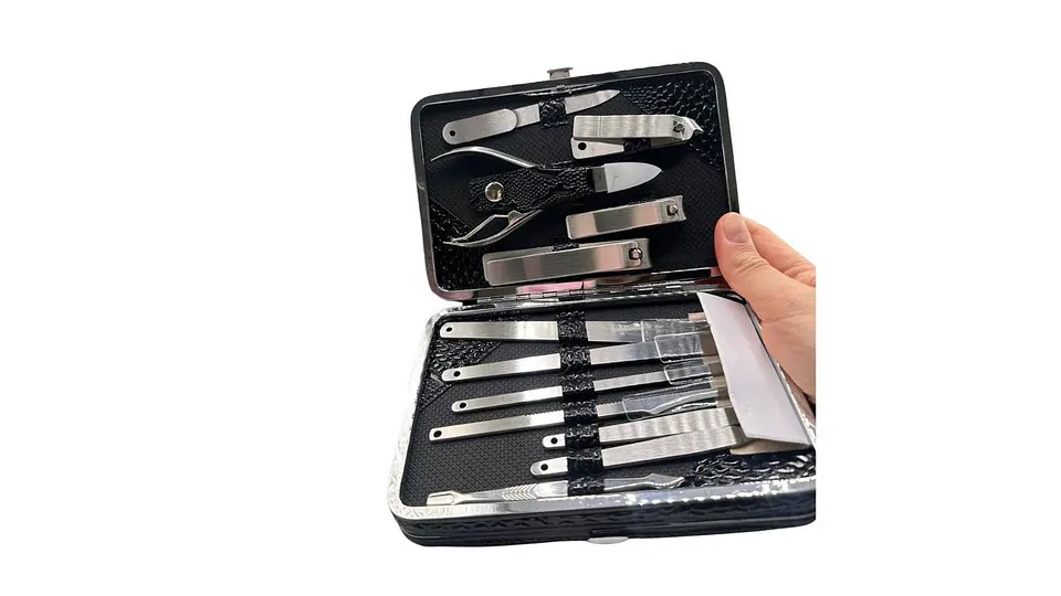 kit de manicure premium acero inoxidable 13 piezas 2