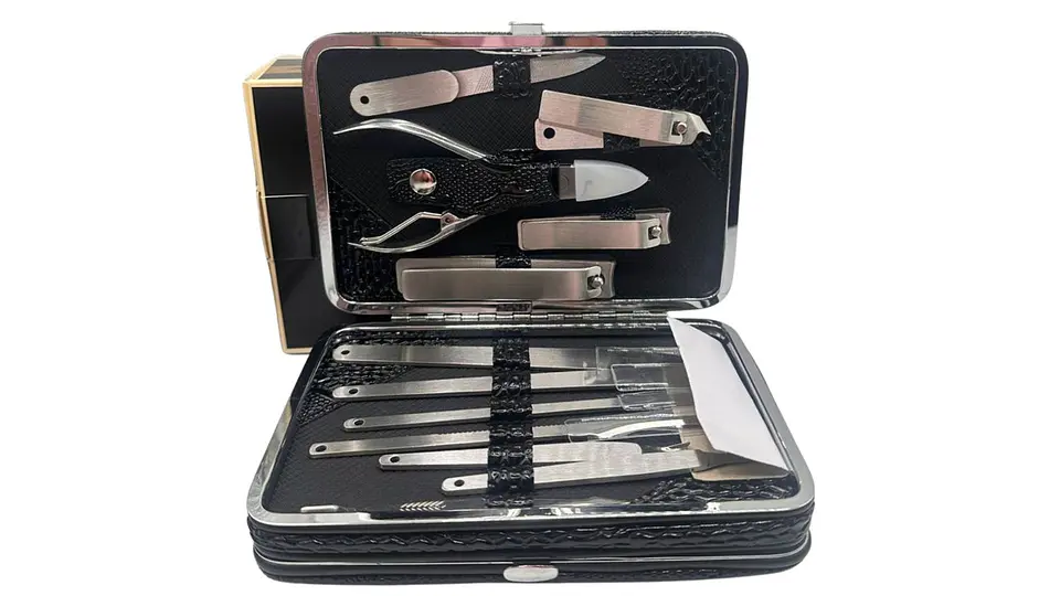 kit de manicure premium acero inoxidable 13 piezas 6