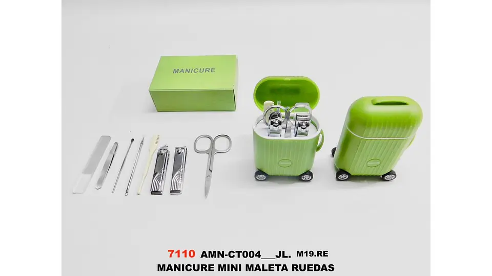 Kit manicure mini maleta premium con rueda 8
