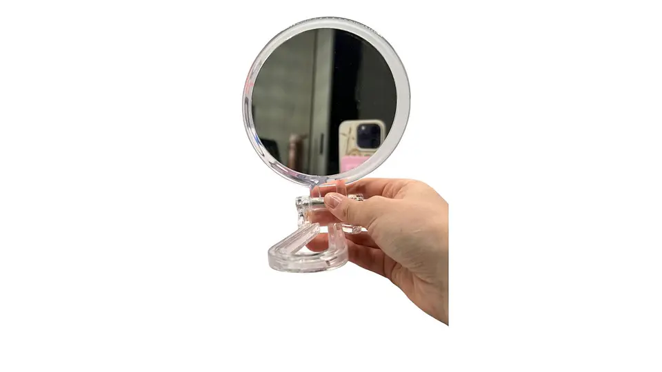 Espejo De Mesa Plegable Transparente 5 Pulgadas 3