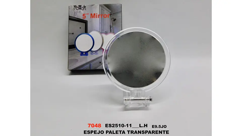 Espejo De Mesa Plegable Transparente 5 Pulgadas 6