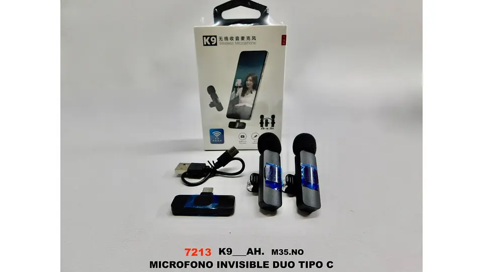 Micrófono Inalámbrico Duo Premium Tipo C 8