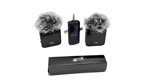 Micrófono Duo Inalámbrico Multi Entrada Premium