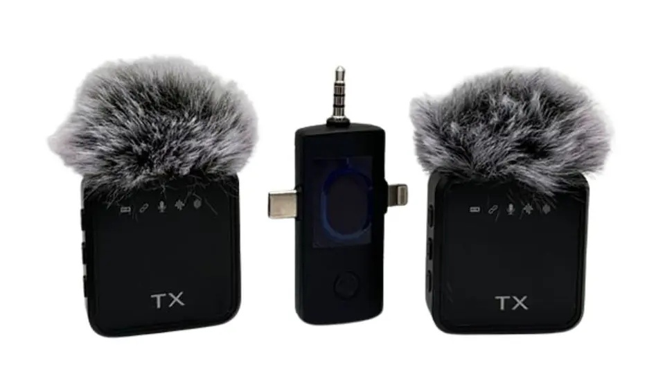 Micrófono Duo Inalámbrico Multi Entrada Premium 3