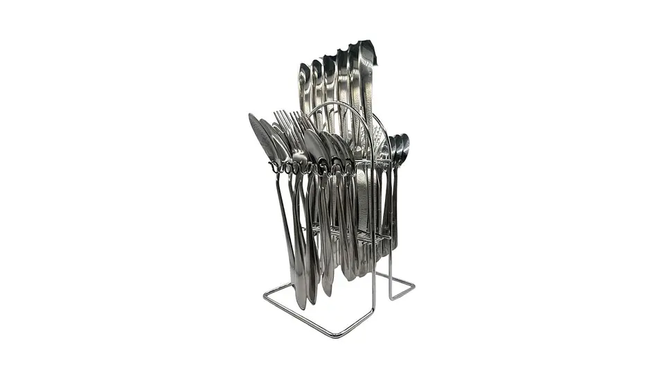 Set Cubiertos Elegance Acero Inoxidable 24 Pzs 2
