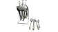 Set De Cubiertos Silver Home 24 Piezas Con Base Elegante - Miniatura 1
