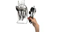Set De Cubiertos Silver Home 24 Piezas Con Base Elegante - Miniatura 3