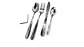 Set De Cubiertos Elegance Silver 24 Piezas Con Base - Miniatura 2