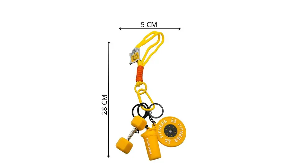 Llavero Power Gym Mini Pesas Fitness Style Premium X12 5