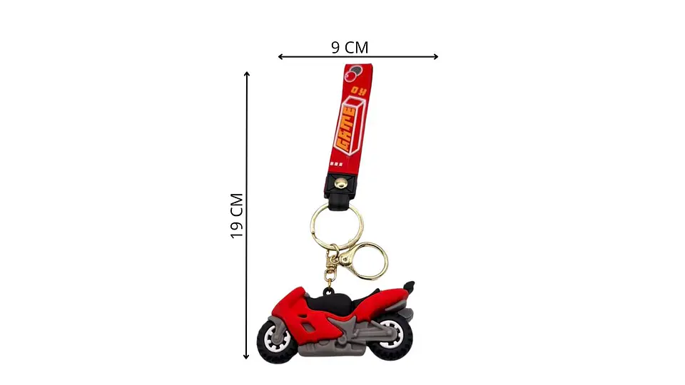 Llavero Moto Racing Caucho Premium Style Edition X12 5