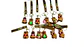 Llavero Capibara Cute Friends Caucho Collection X12 - Miniatura 1