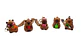 Llavero Capibara Cute Friends Caucho Collection X12 - Miniatura 4