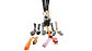Llavero Animales Salvajes Cute Caucho Premium Style X12 - Miniatura 3