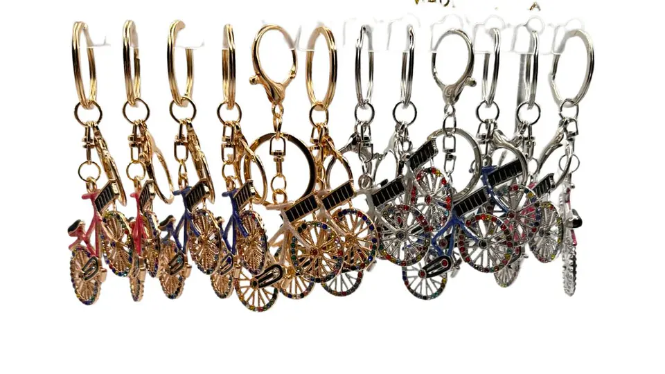 Llavero Bicicleta Fashion Brillos Luxury Premium X12 5