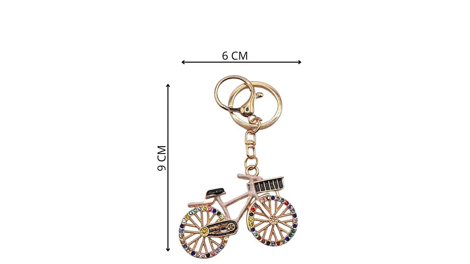 Llavero Bicicleta Fashion Brillos Luxury Premium X12 6