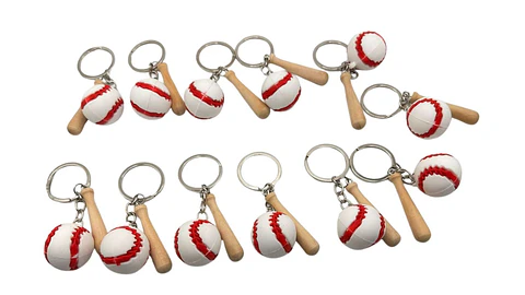 Llavero Baseball Sport Caucho Premium Collection X12