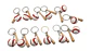 Llavero Baseball Sport Caucho Premium Collection X12 - Miniatura 1