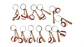 Llavero Baseball Sport Caucho Premium Collection X12 - Miniatura 3