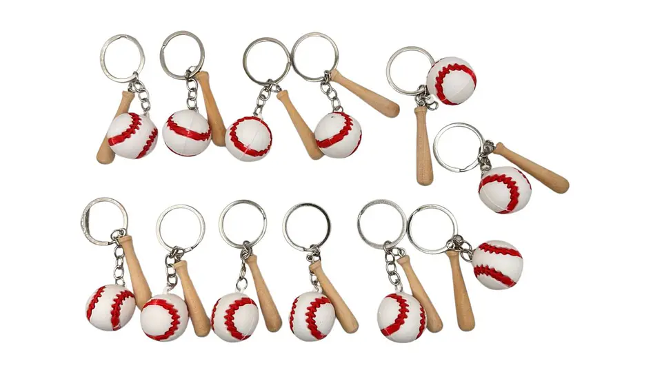 Llavero Baseball Sport Caucho Premium Collection X12 3