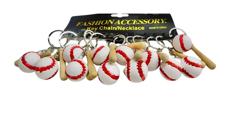 Llavero Baseball Sport Caucho Premium Collection X12 6