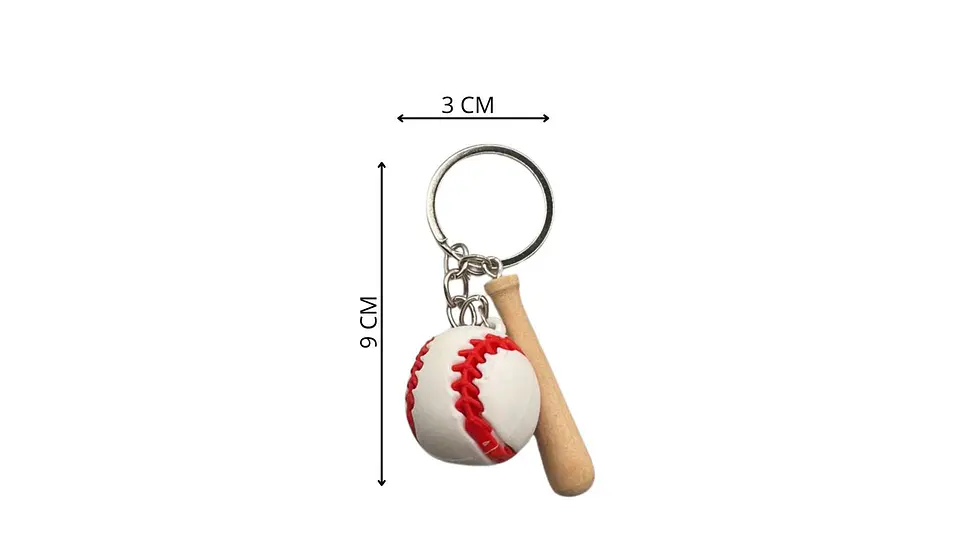 Llavero Baseball Sport Caucho Premium Collection X12 7