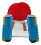 Kit Malla Adaptable + Ping Pong Raquetas Deporte Raqueta Red - Miniatura 1