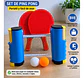 Kit Malla Adaptable + Ping Pong Raquetas Deporte Raqueta Red - Miniatura 2