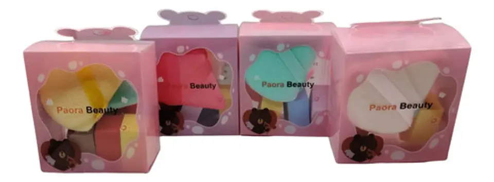 Set De Esponjas Multifuncionales Paora Beauty 4