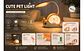 Cute Light Pet  Luz Decorativa Recargable Usb - Miniatura 2
