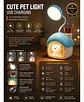 Lámpara Led Cute House Recargable Usb Con Porta Lápices - Miniatura 2