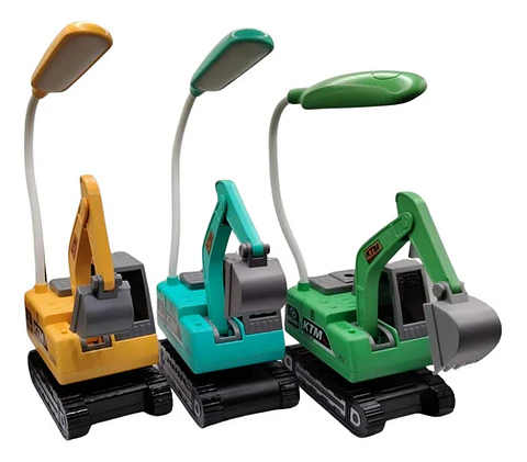 Excavadora Decorativa Con Lámpara Led Ideal Para Regalo