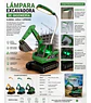 Excavadora Decorativa Con Lámpara Led Ideal Para Regalo - Miniatura 3