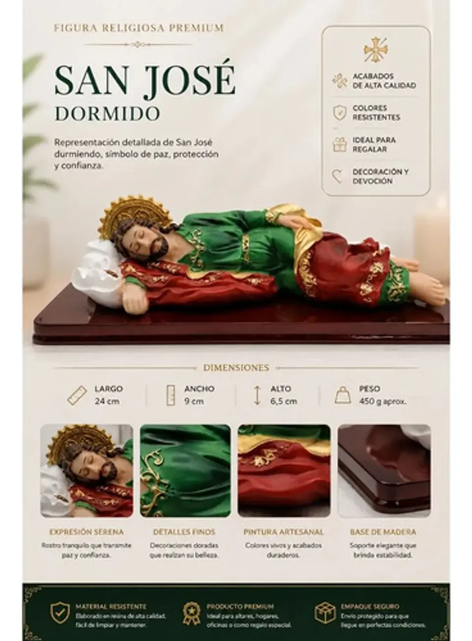 San José Dormido Símbolo De Paz Y Protección Figura 3