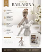 Bailarina De Ballet En Porcelana Blanca Elegante Para Regalo - Miniatura 2