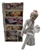 Bailarina De Ballet En Porcelana Blanca Elegante Para Regalo - Miniatura 4