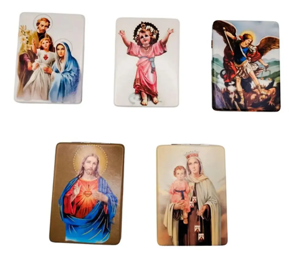 Lleva Tu Fe Contigo: Espejo Religioso Compacto Premium 2