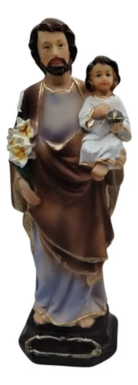 San José Y El Niño Jesús | Fe, Protección Y Bendición Azul Marino