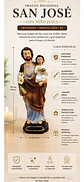 San José Y El Niño Jesús | Fe, Protección Y Bendición Azul Marino - Miniatura 3
